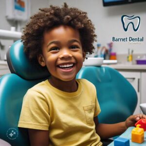 child visits barnet dental for pediatric checkup